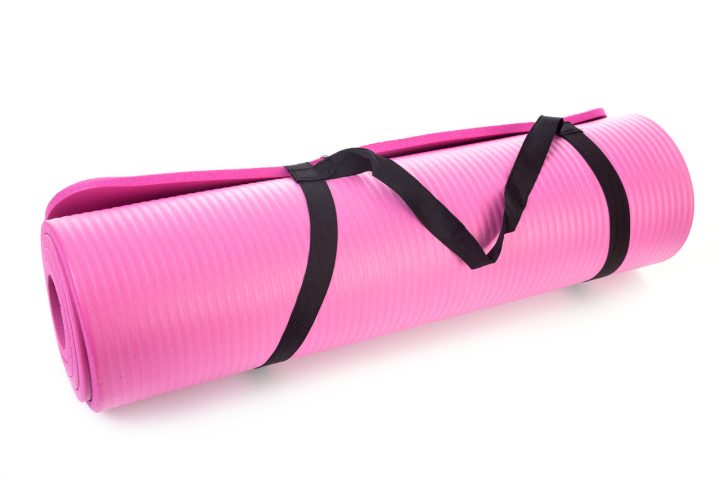 Килимок для йоги та фітнесу Power System PS-4017 NBR Fitness Yoga Mat Plus Pink (180х61х1) - Зображення 5