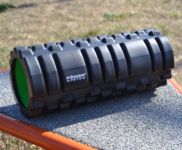Масажний ролик (роллер) Power System PS-4050 Fitness Foam Roller Black/Green (33x15см.) - Зображення 7