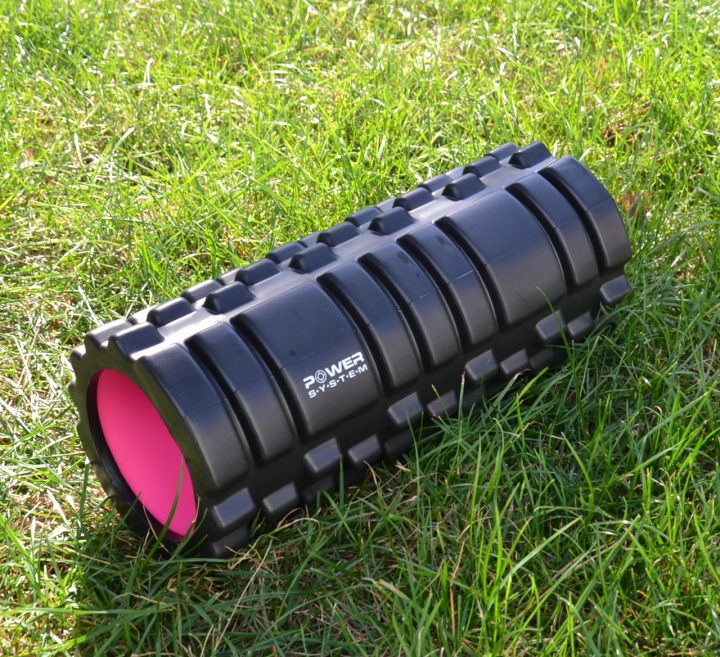 Масажний ролик (роллер) Power System PS-4050 Fitness Foam Roller Black/Pink (33x15см.) - Зображення 3