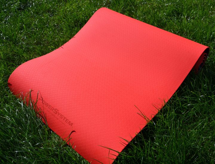 Килимок для йоги та фітнесу Power System PS-4060 TPE Yoga Mat Premium Red (183х61х0.6) - Зображення 7