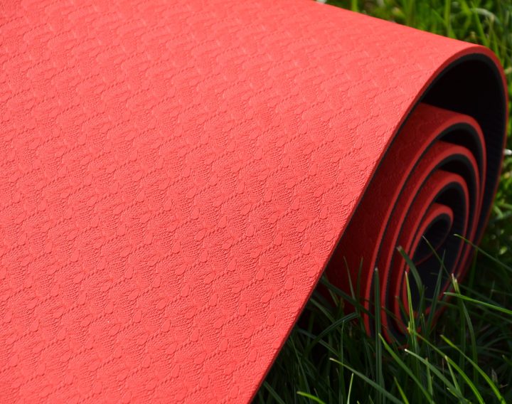 Килимок для йоги та фітнесу Power System PS-4060 TPE Yoga Mat Premium Red (183х61х0.6) - Зображення 8