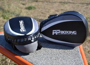 Лапи боксерські PowerPlay 3050 Чорно-Сірі PU [пара] - Зображення 6