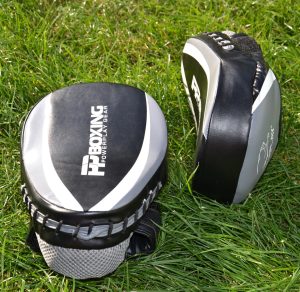 Лапи боксерські PowerPlay 3050 Чорно-Сірі PU [пара] - Зображення 7