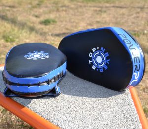 Лапи боксерські PowerPlay 3051 Чорно-Сині PU [пара] - Зображення 5