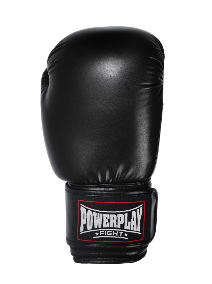 Боксерські рукавиці PowerPlay 3004 Classic Чорні 12 унцій - Зображення 2