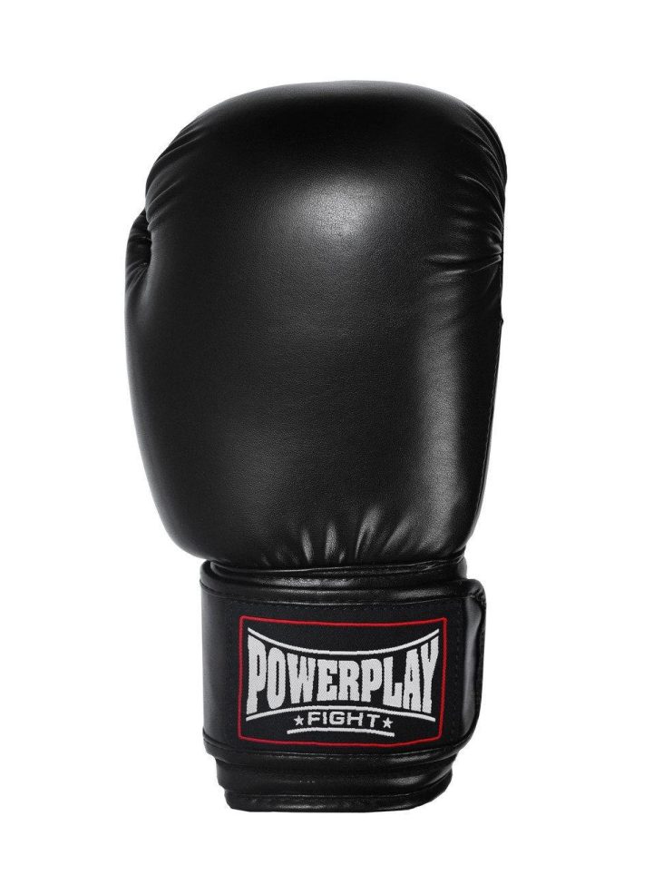 Боксерські рукавиці PowerPlay 3004 Classic Чорні 18 унцій - Зображення 2