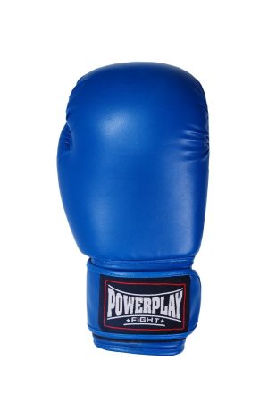 Боксерські рукавиці PowerPlay 3004 Classic Сині 16 унцій - Зображення 3