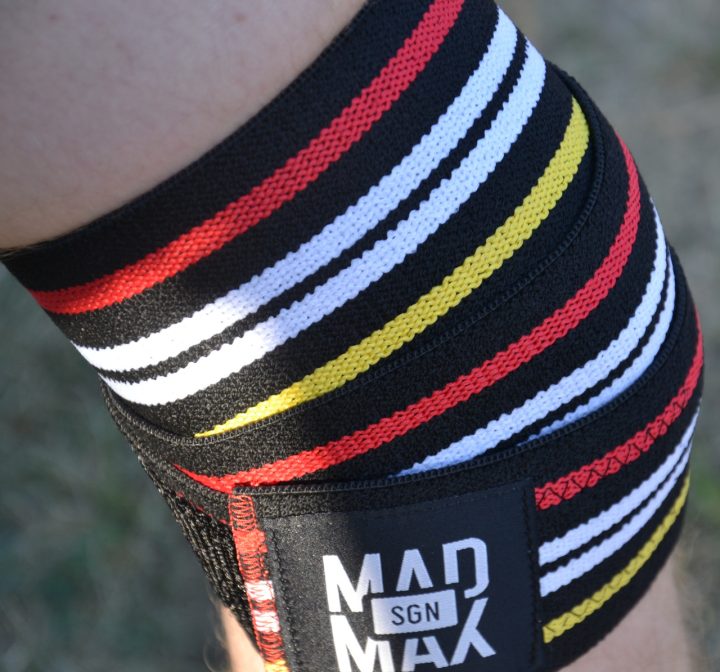 Бинти на коліна MadMax MFA-292 Knee Wraps Black - Зображення 8