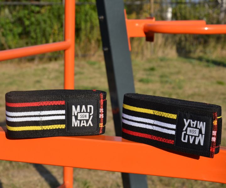 Бинти на коліна MadMax MFA-292 Knee Wraps Black - Зображення 3