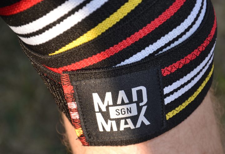 Бинти на коліна MadMax MFA-292 Knee Wraps Black - Зображення 6