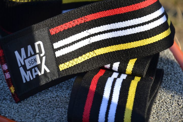 Бинти на коліна MadMax MFA-292 Knee Wraps Black - Зображення 7
