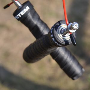 Скакалка швидкісна Power System PS-4079 Hi-Spedd Jump Rope Black (3m.) - Зображення 2