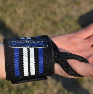 Бинти для зап'ясть (кистьові бинти) Power System PS-3500 Wrist Wraps  Blue/Black  (пара) - Зображення 5