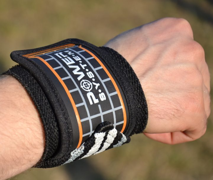 Бинти для зап'ясть (кистьові бинти) Power System PS-3500 Wrist Wraps Grey/Black (пара) - Зображення 4