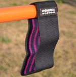 Тканева гумка для фітнесу та спорту Power System PS-4091 Booty Band LVL 1 Black/Pink (d_64 см. 18-23кг.) - Зображення 5