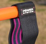 Тканева гумка для фітнесу та спорту Power System PS-4091 Booty Band LVL 1 Black/Pink (d_64 см. 18-23кг.) - Зображення 8