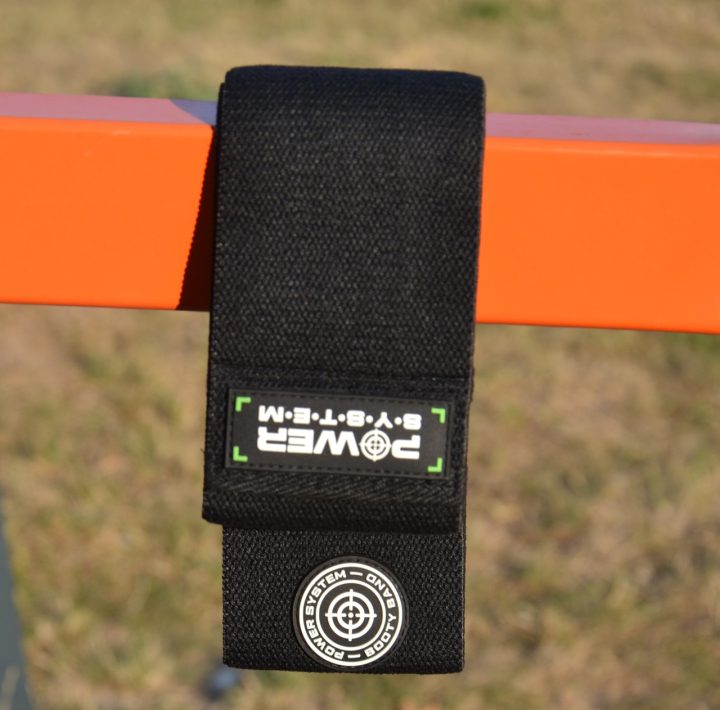 Тканева гумка для фітнесу та спорту Power System PS-4092 Booty Band LVL 2 Black/Green (d_80 см. 12-16кг.) - Зображення 6
