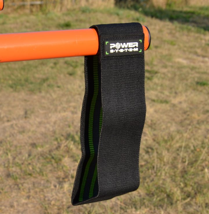 Тканева гумка для фітнесу та спорту Power System PS-4092 Booty Band LVL 2 Black/Green (d_80 см. 12-16кг.) - Зображення 7