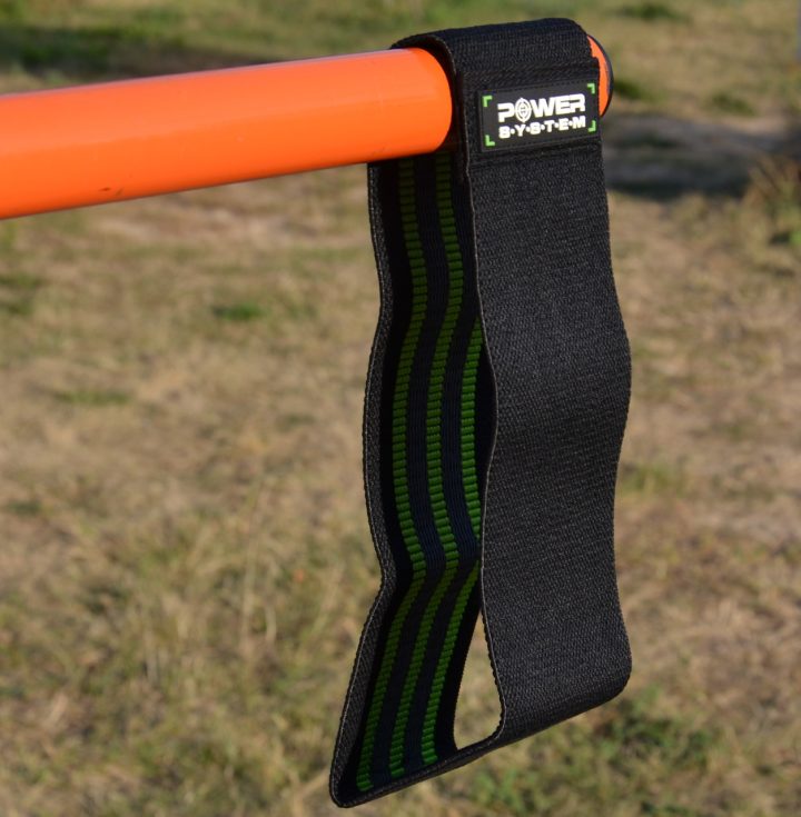 Тканева гумка для фітнесу та спорту Power System PS-4092 Booty Band LVL 2 Black/Green (d_80 см. 12-16кг.) - Зображення 8