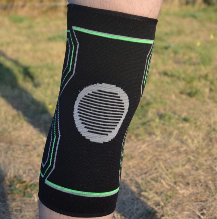 Наколінники PowerPlay 4099 Knee Support Чорно/Зелені S/M (пара) - Зображення 10