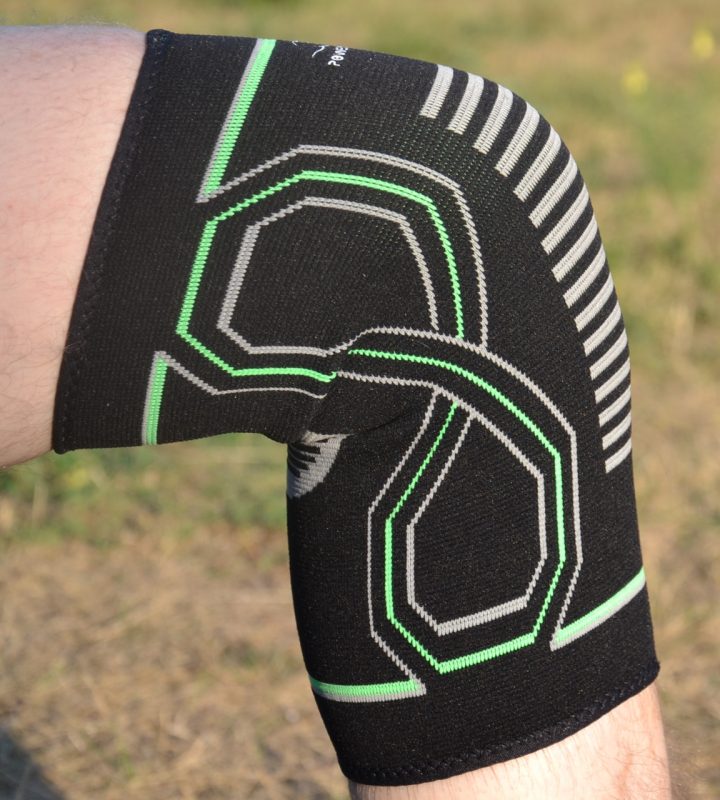 Наколінники PowerPlay 4099 Knee Support Чорно/Зелені S/M (пара) - Зображення 5