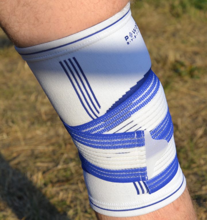 Наколінник Power System PS-6008 Knee Support Pro Blue/White (1шт.) S/M - Зображення 9