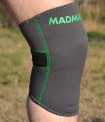 Наколінник MadMax MFA-294 Zahoprene Knee Support Dark Grey/Green (1шт.) XL - Зображення 5