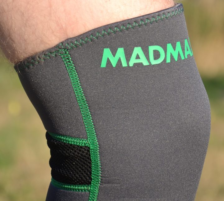 Наколінник MadMax MFA-294 Zahoprene Knee Support Dark Grey/Green (1шт.) M - Зображення 6