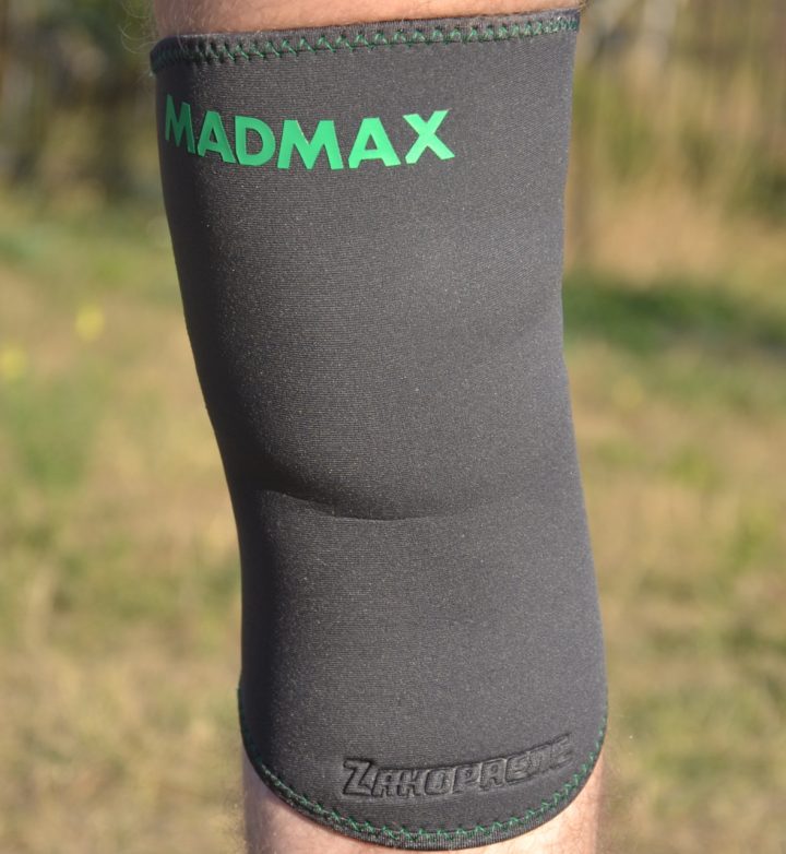 Наколінник MadMax MFA-294 Zahoprene Knee Support Dark Grey/Green (1шт.) M - Зображення 8