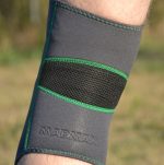Наколінник MadMax MFA-294 Zahoprene Knee Support Dark Grey/Green (1шт.) XL - Зображення 10
