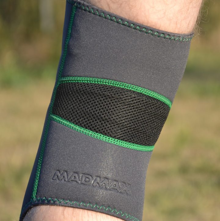 Наколінник MadMax MFA-294 Zahoprene Knee Support Dark Grey/Green (1шт.) M - Зображення 10
