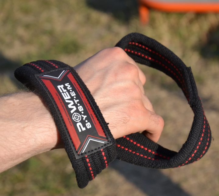 Лямки для тяги (вісмірка) Power System PS-3405 Figure 8 Black/Red L/XL - Зображення 7