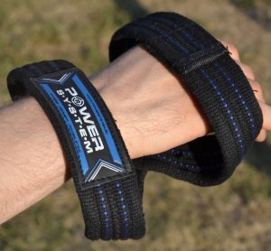 Лямки для тяги (вісмірка) Power System PS-3405 Figure 8 Black/Blue L/XL - Зображення 5