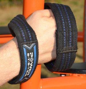 Лямки для тяги (вісмірка) Power System PS-3405 Figure 8 Black/Blue L/XL - Зображення 7