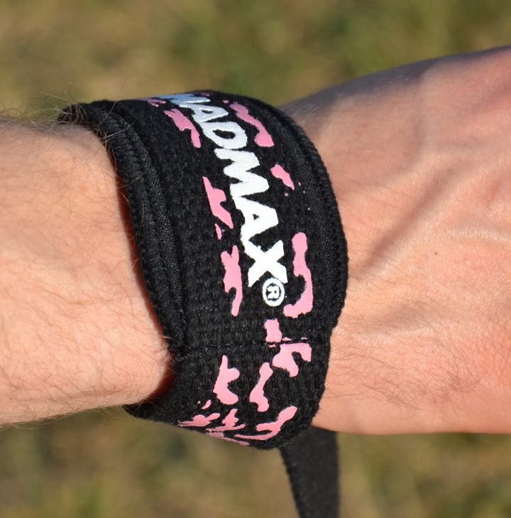 Лямки для тяги MadMax Camo Power Wrist Straps Camo/Pink - Зображення 5