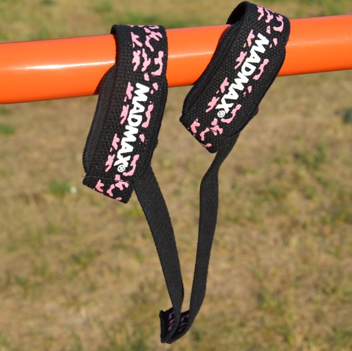 Лямки для тяги MadMax Camo Power Wrist Straps Camo/Pink - Зображення 7