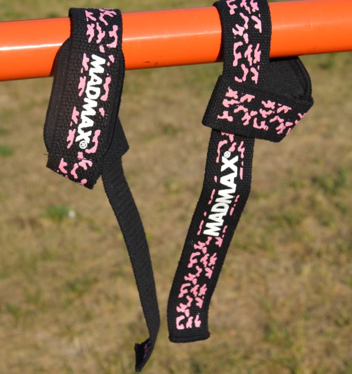 Лямки для тяги MadMax Camo Power Wrist Straps Camo/Pink - Зображення 9