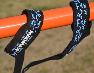 Лямки для тяги MadMax Camo Power Wrist Straps Camo/Light Blue - Зображення 9