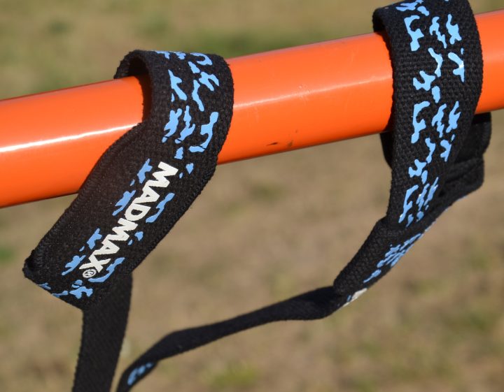 Лямки для тяги MadMax Camo Power Wrist Straps Camo/Light Blue - Зображення 9