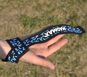 Лямки для тяги MadMax Camo Power Wrist Straps Camo/Light Blue - Зображення 5