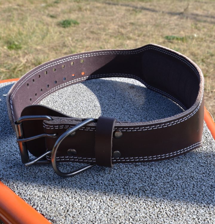 Пояс для важкої атлетики MadMax MFB-246 Full leather шкіряний Chocolate brown L - Зображення 7