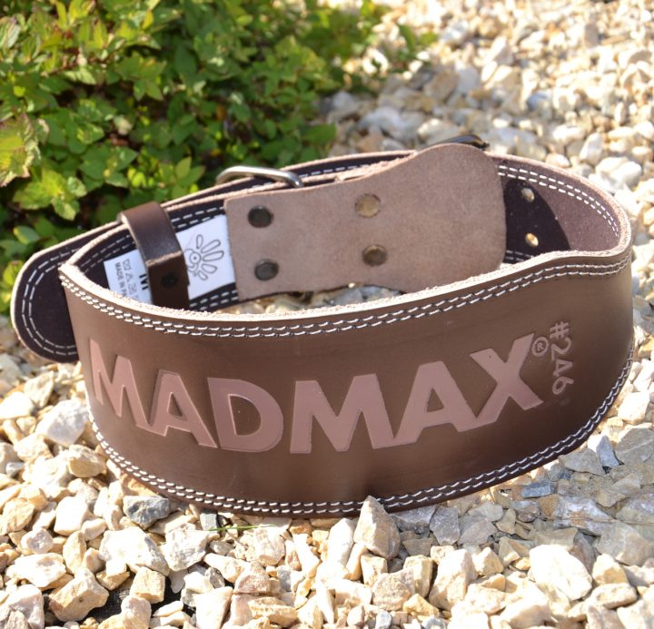 Пояс для важкої атлетики MadMax MFB-246 Full leather шкіряний Chocolate brown L - Зображення 2