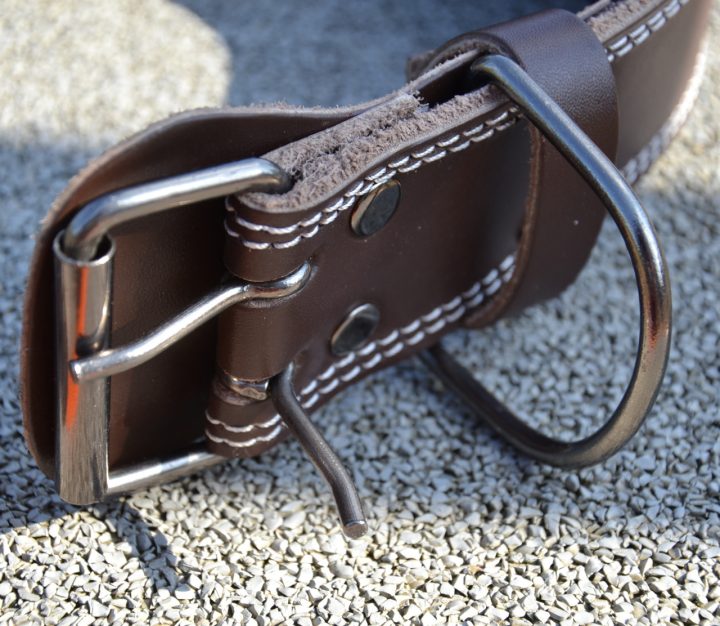 Пояс для важкої атлетики MadMax MFB-246 Full leather шкіряний Chocolate brown L - Зображення 8