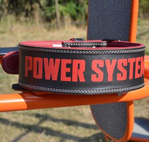 Пояс для важкої атлетики Power System PS-3830 Beast шкіряний Black/Red M - Зображення 3