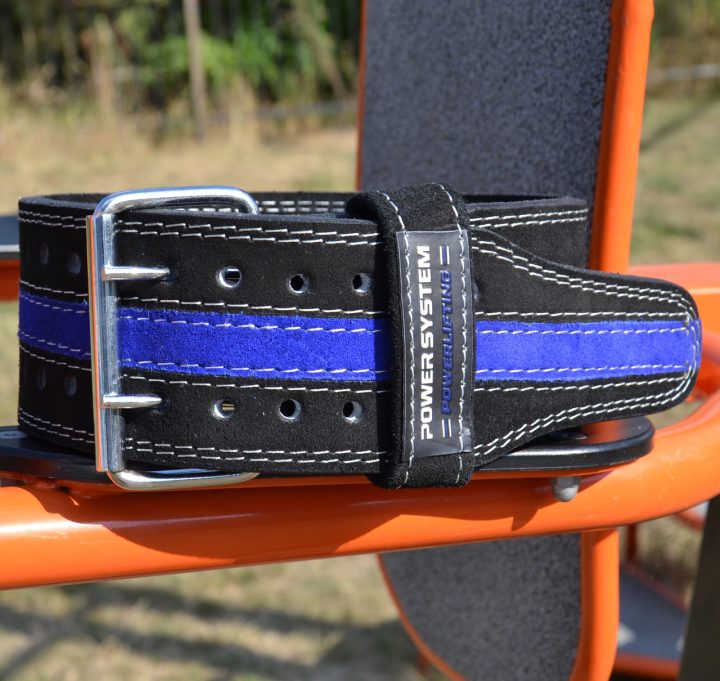 Пояс для пауерліфтингу Power System PS-3800 PowerLifting шкіряний Black/Blue Line XL - Зображення 7