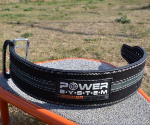 Пояс для пауерліфтингу Power System PS-3800  PowerLifting шкіряний Black/Grey Line L - Зображення 9