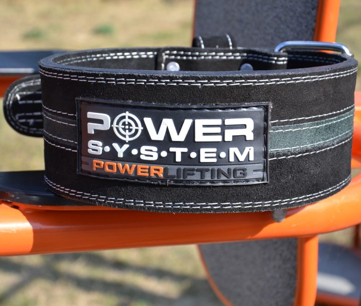 Пояс для пауерліфтингу Power System PS-3800 PowerLifting шкіряний Black/Grey Line M - Зображення 6