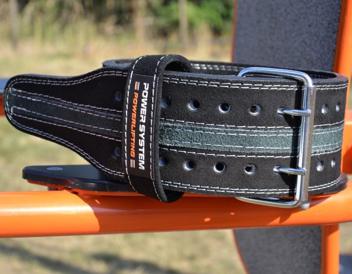 Пояс для пауерліфтингу Power System PS-3800 PowerLifting шкіряний Black/Grey Line M - Зображення 7