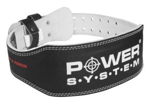 Пояс для важкої атлетики Power System PS-3250 Power Basic шкіряний Black M - Зображення 1
