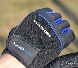 Рукавички для фітнесу PowerPlay 9058 Thunder чорно-сині M - Зображення 8
